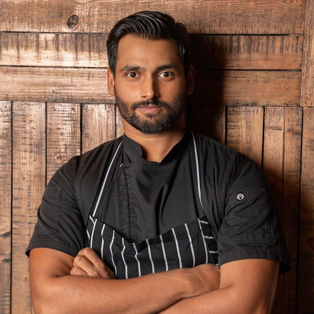 Chef Aman at Distillery